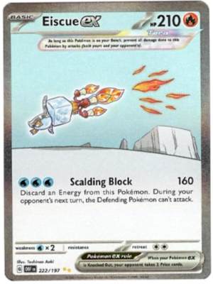 Eiscue ex illustration rare from Obsidian Flames